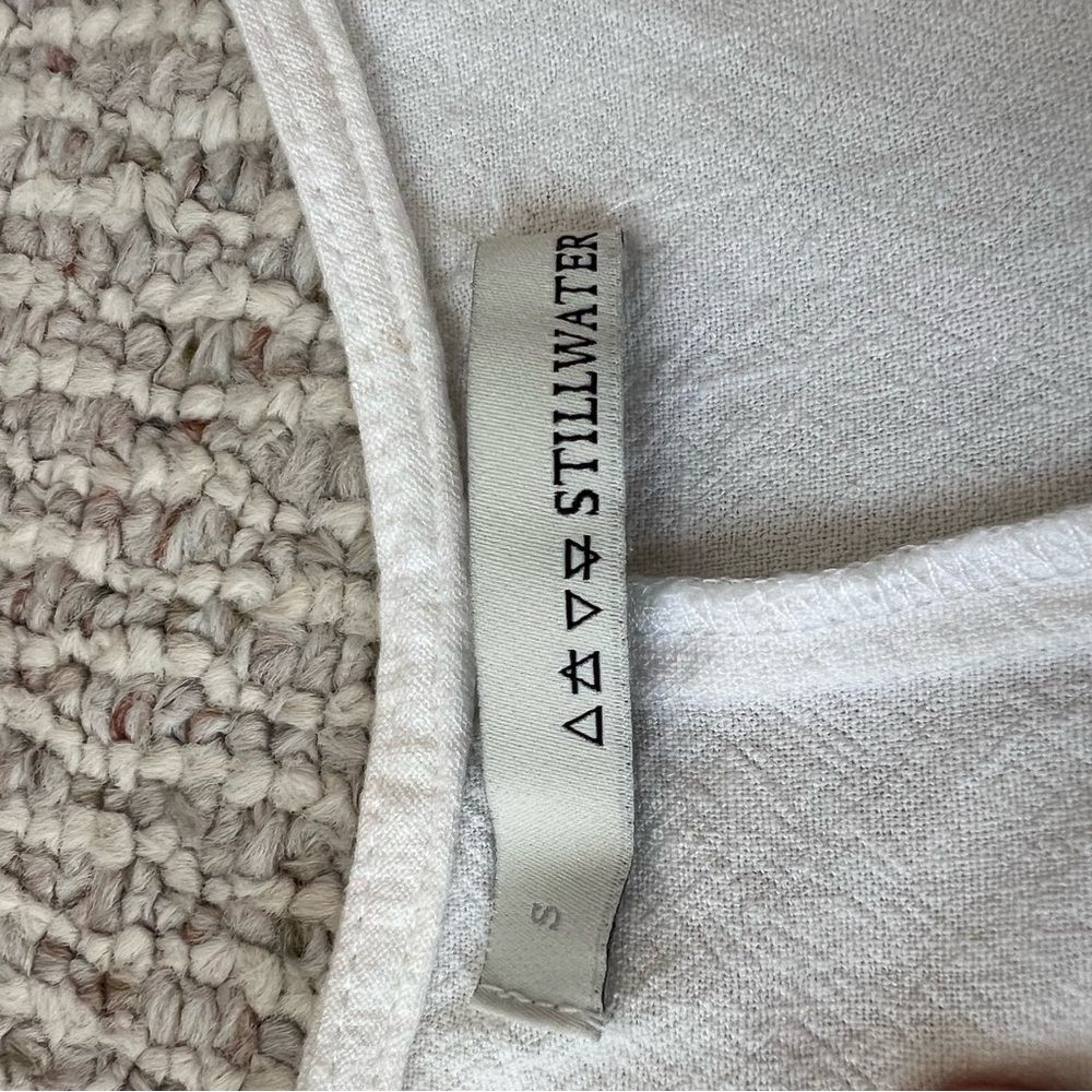 STILLWATER The Brand Some Beachy Overalls Linen Blend Jumpsuit - Picture 6 of 14